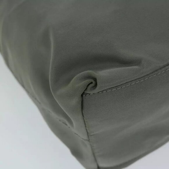 PRADA Shoulder Bag Nylon Khaki Auth - Picture 12 of 16